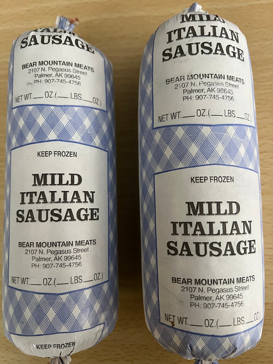 Pork mild Italian sausage (1 lb. packs)